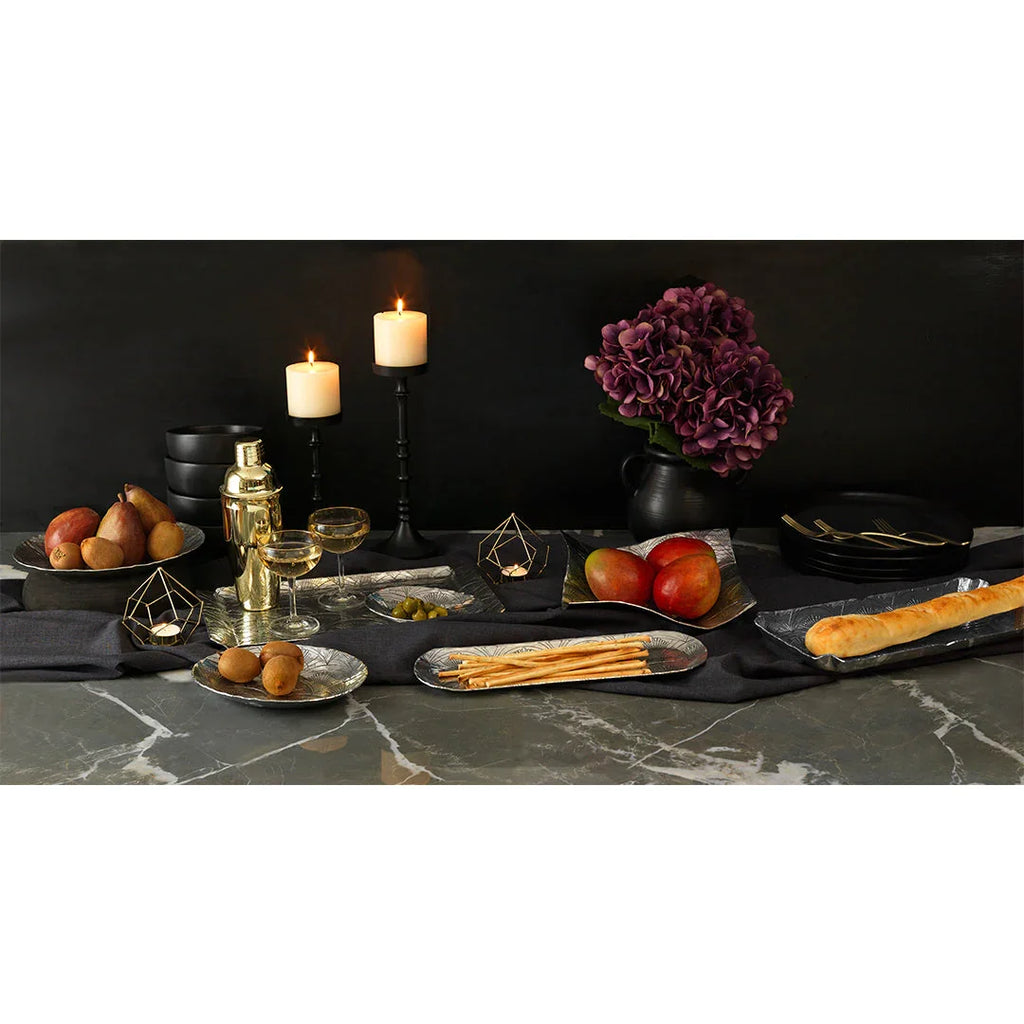 1923 Small Oval Bowl (aluminum), top view - House Of Avana