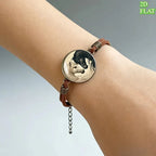 Bracelet - Vintage Glass Black
