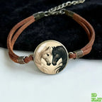 Bracelet - Vintage Glass Black