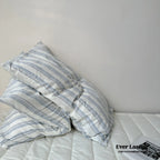 Breezy Stripe Washed Cotton Pillowcases Ever Lasting