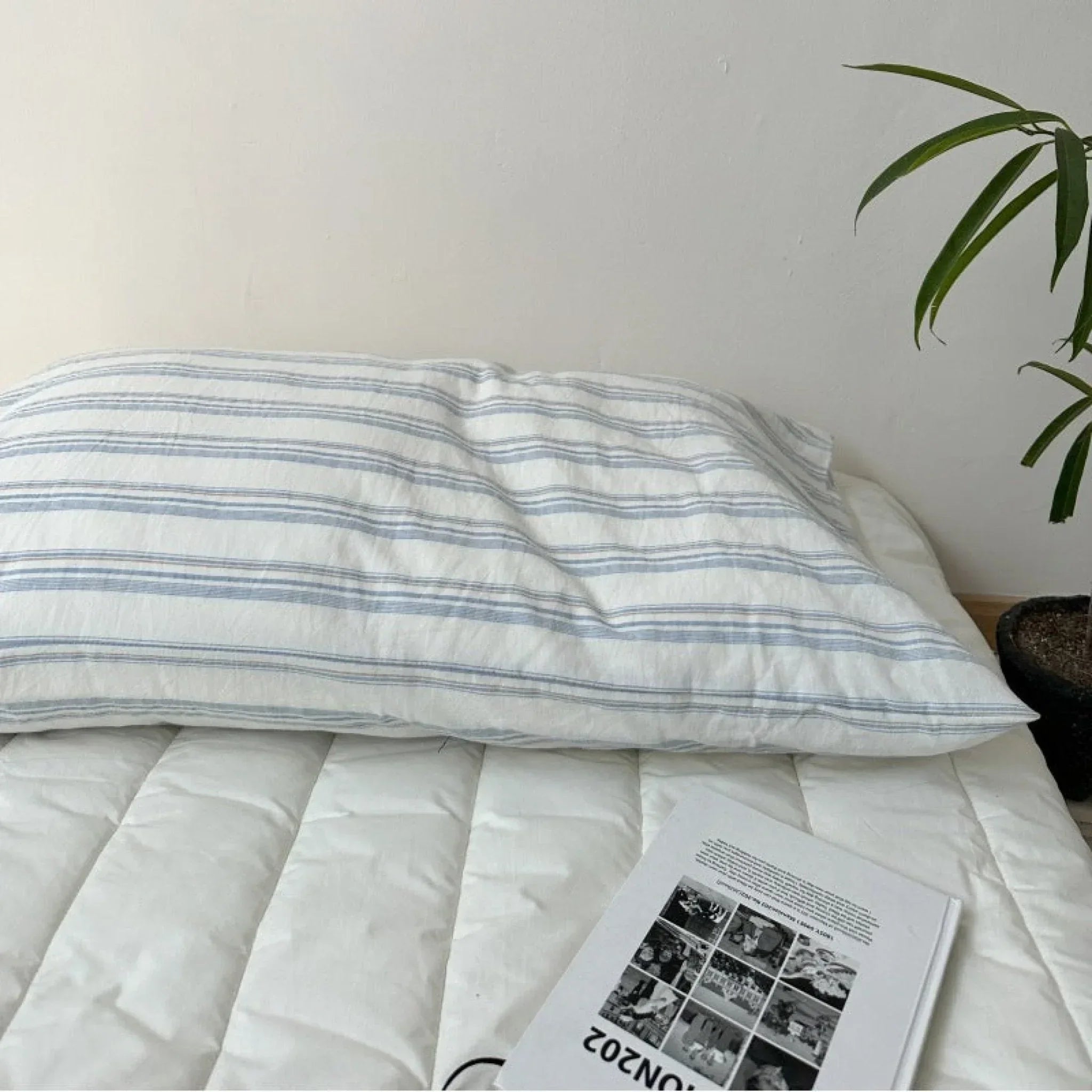 Breezy Stripe Washed Cotton Pillowcases Ever Lasting