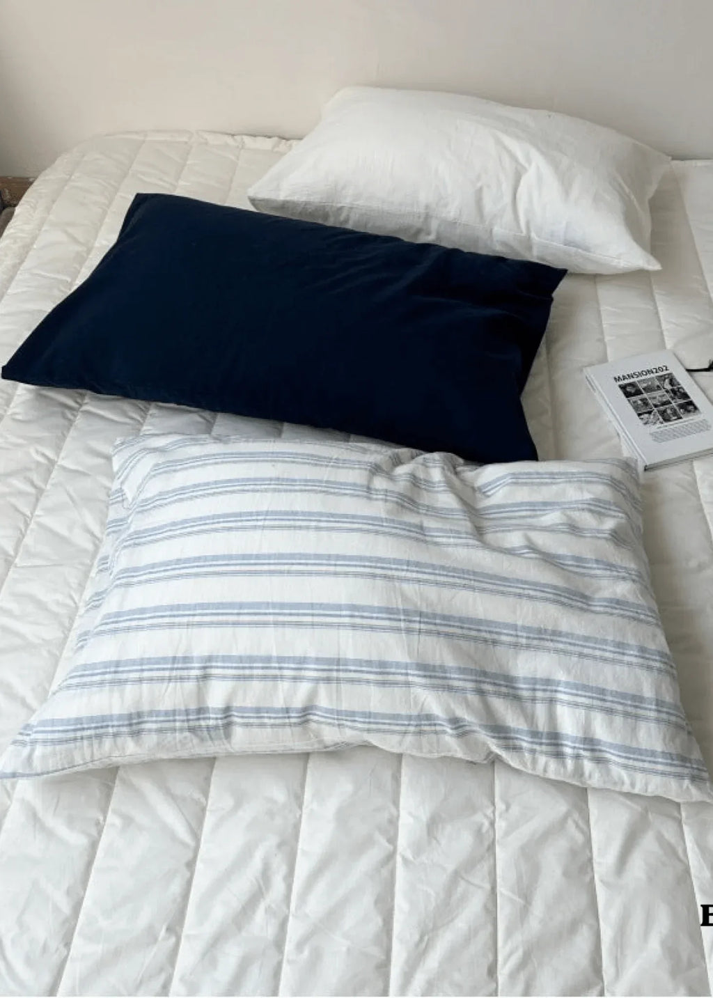 Breezy Stripe Washed Cotton Pillowcases Ever Lasting