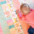 Bricks and Beams Quilt Kit - Butterflies Block Party Quilt Co