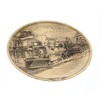 2024 Annual Plate- the Wendell Express (bronze), side view - House Of Avana