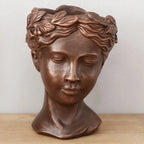 Bronze Goddess Statue Outdoor Planter Decor Steals