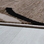 Brown Area Rug for Living Room Mocca Look RugYourHome