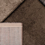 Area Rug Brilliance with Geometric Squares in Brown Beige - House Of Avana