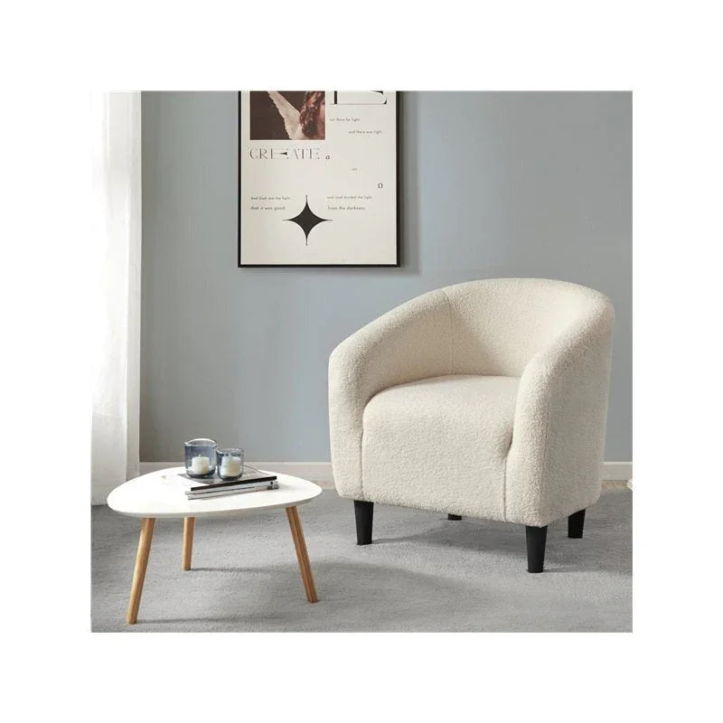 Accent Chair - Ergonomic Brown Leather Design, alternate view - House Of Avana