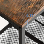 Brown Entryway Bench with Coat Rack & Shoe Storage - House of Avana