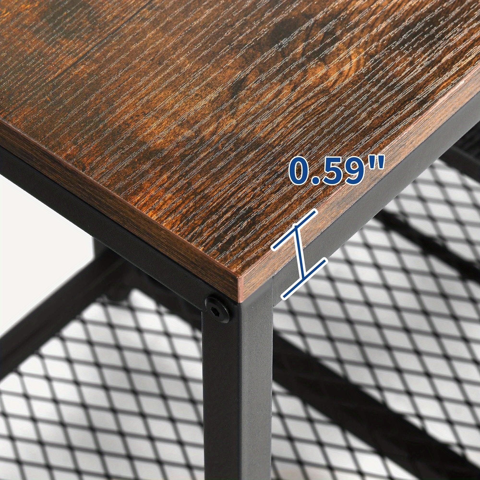 Brown Entryway Bench with Coat Rack & Shoe Storage - House of Avana