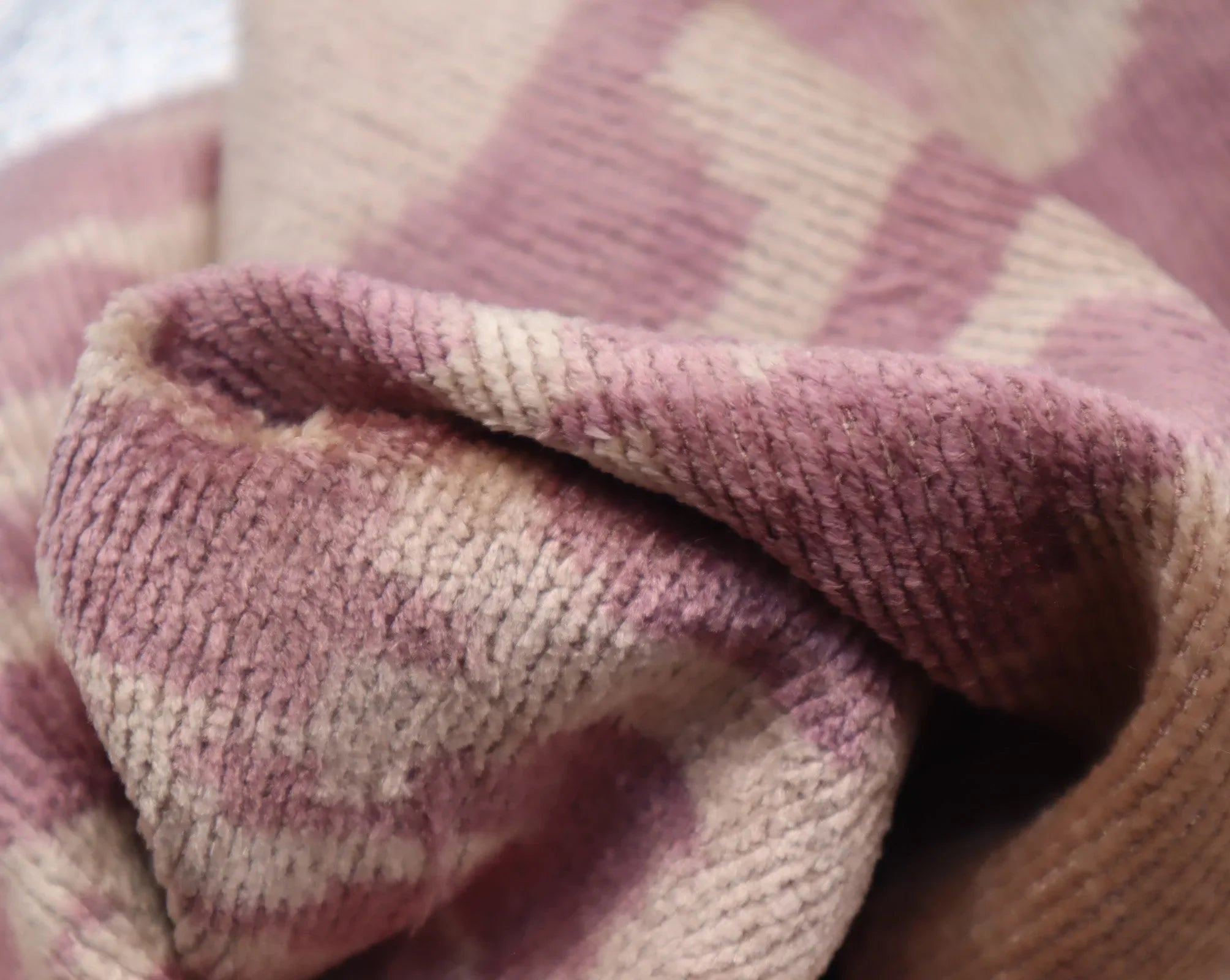 Canvello Decorative Brown Beigethrow Pillow Down Feather Filled - 16x24 in, back view - House Of Avana