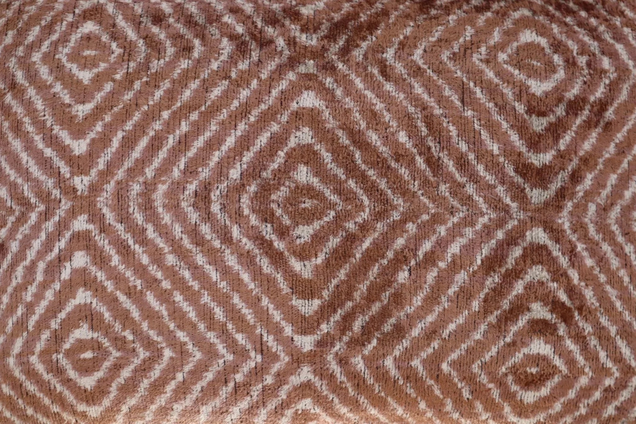 Canvello Luxury Brown Pillow for Couch with Down Insert | X in (40 X Cm), back view - House Of Avana