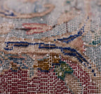 Canvello Antique Rug Light Brown Pillows - 16"x16", back view - House Of Avana