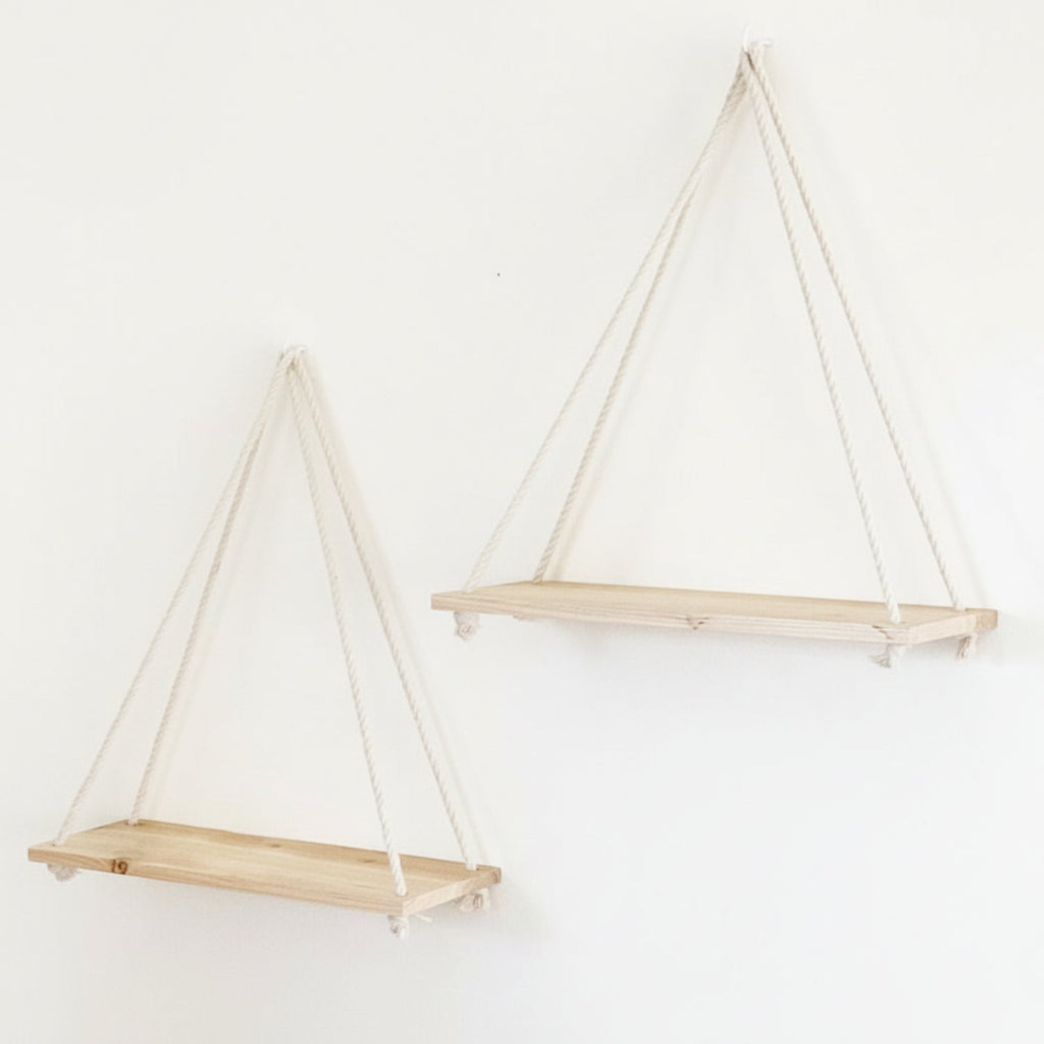 Wall Shelf - Rustic Brown Swing, detail shot - House Of Avana