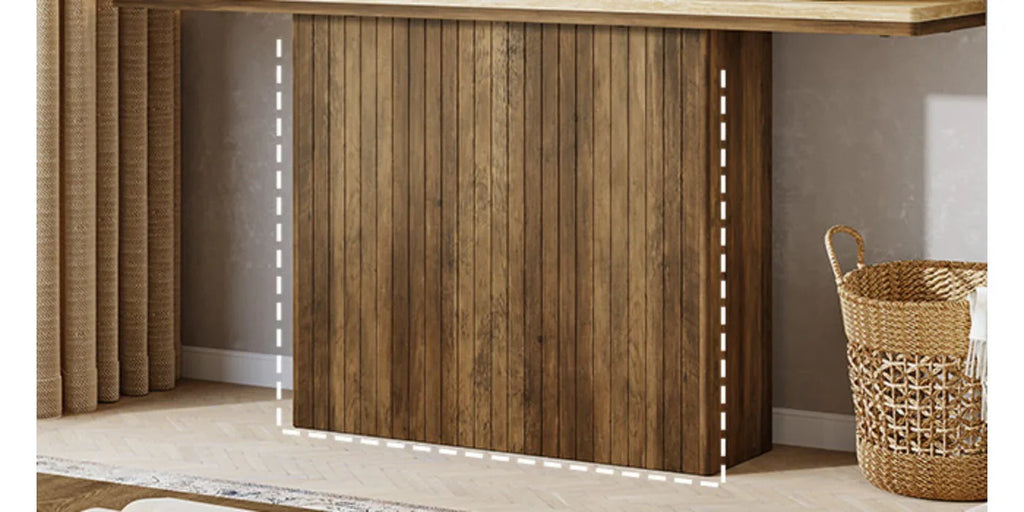 63-inch Long Console Table for Entryway, Farmhouse Wooden Sofa Table Behind Couch for Living Room,... - House Of Avana