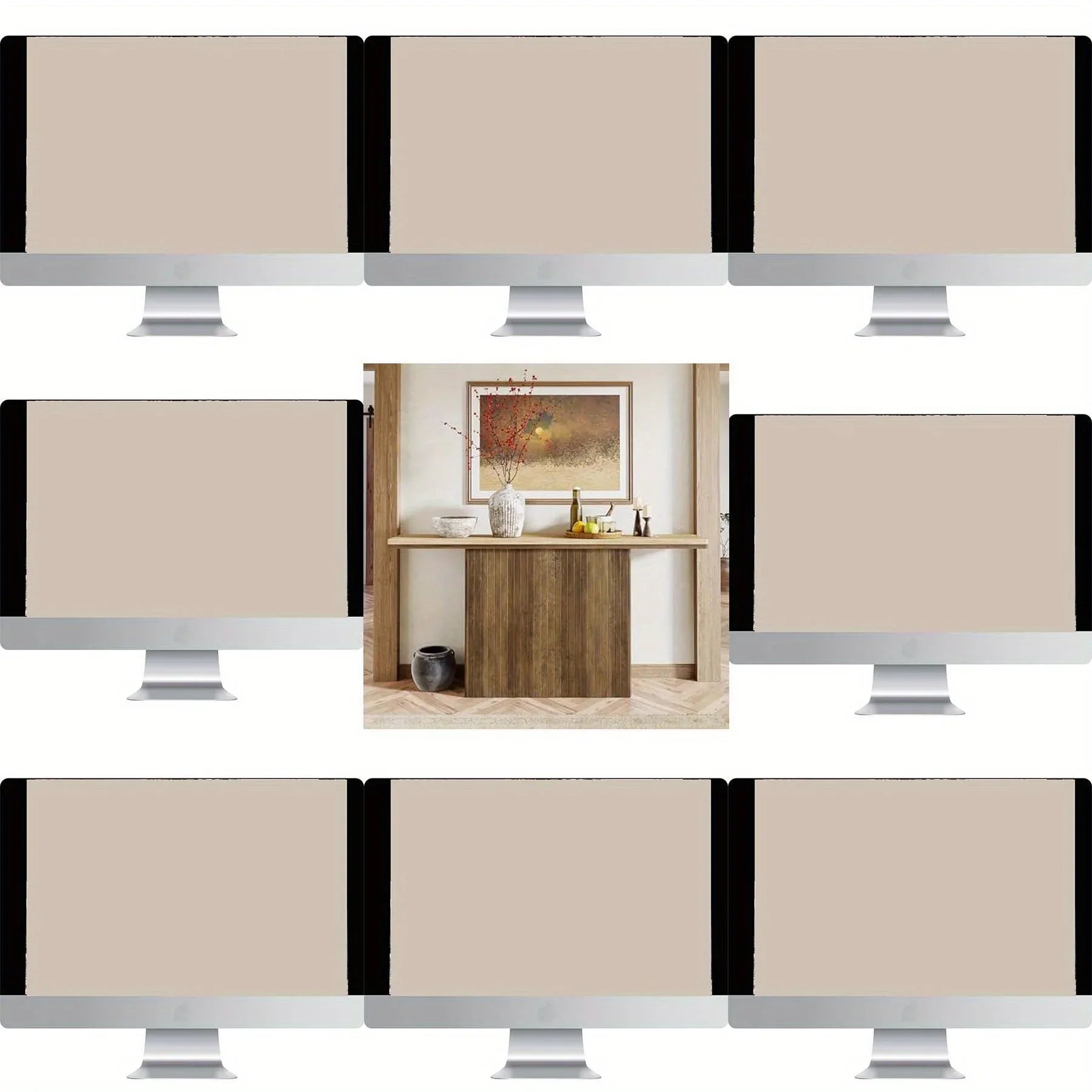 63-inch Long Console Table for Entryway, Farmhouse Wooden Sofa Table Behind Couch for Living Room,... - House Of Avana