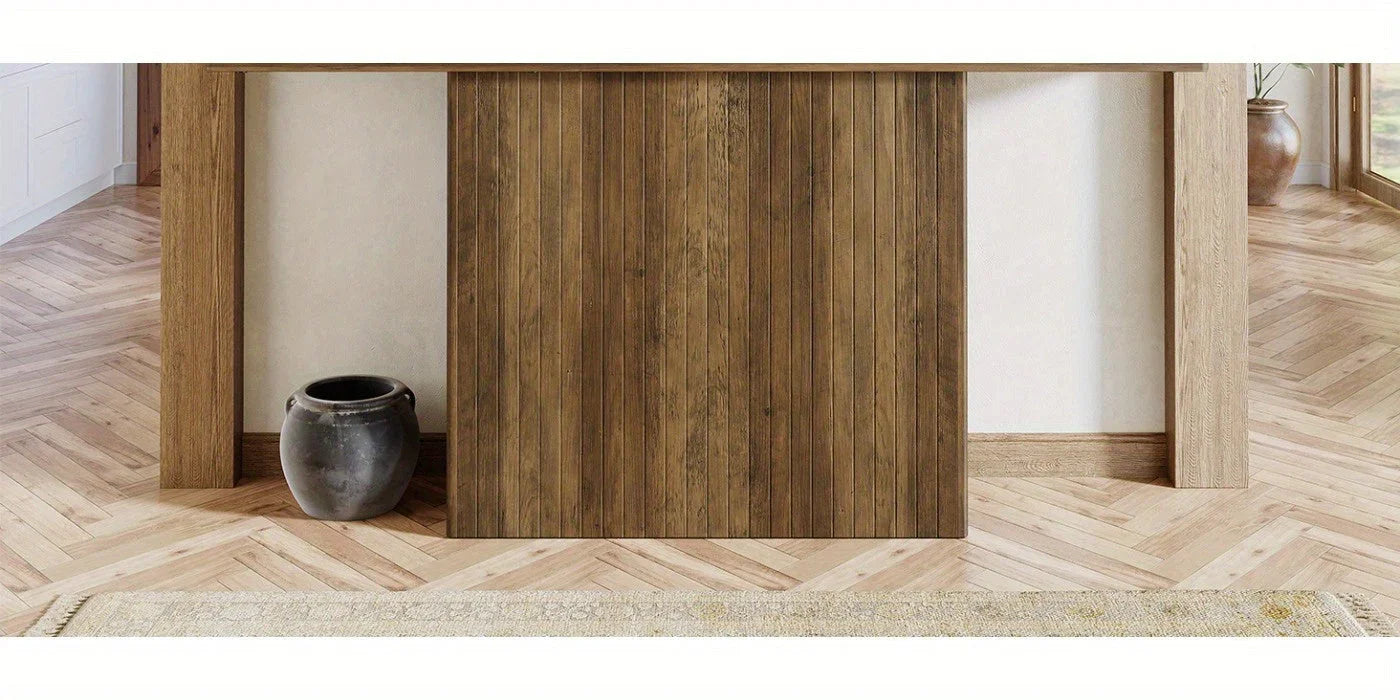 63-inch Long Console Table for Entryway, Farmhouse Wooden Sofa Table Behind Couch for Living Room,... - House Of Avana