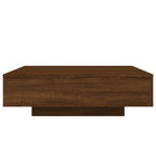 Coffee Table Brown Oak 100x100x31 Cm Engineered Wood - House Of Avana