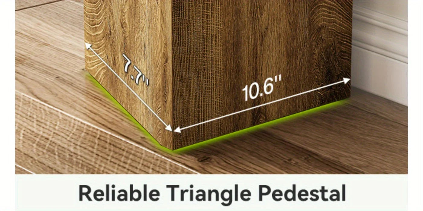 63" Extra Long Brown Wooden Console Table for Entryway - Modern Rustic Style, Engineered Wood Top, Easy... - House Of Avana