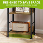 Brown 6-tier Bookshelf with Hooks - House Of Avana