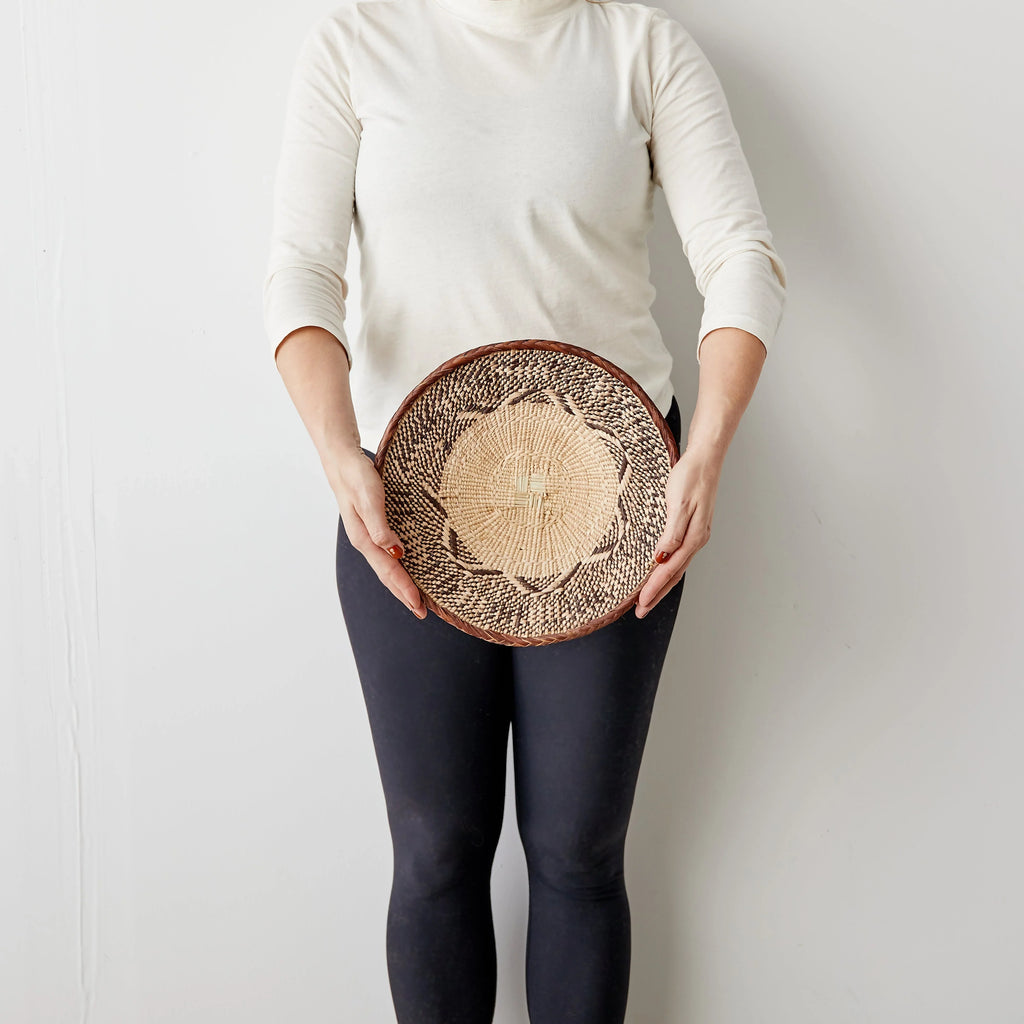 Binga Patterned Brown & Natural Wall Art - House Of Avana