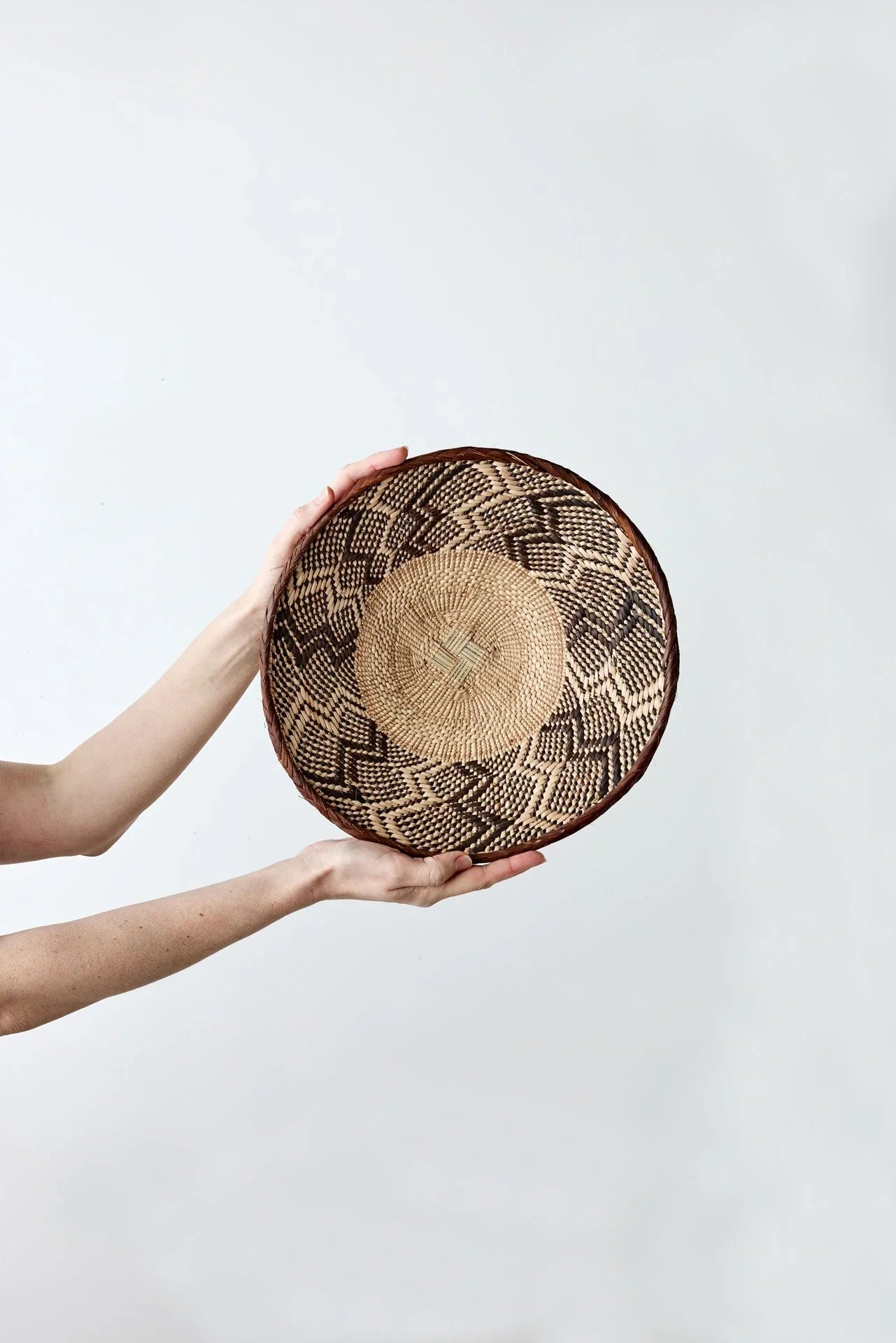 Binga Patterned Brown & Natural Wall Art - House Of Avana