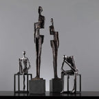 Retro Tv Cabinet - Brown Wooden Storage, back view - House Of Avana