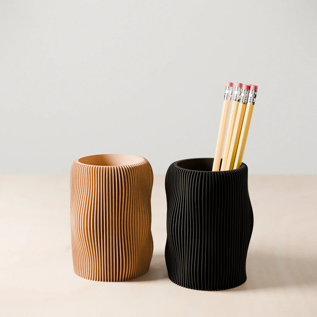 Bubbly Pencil Holder Modernized Pottery