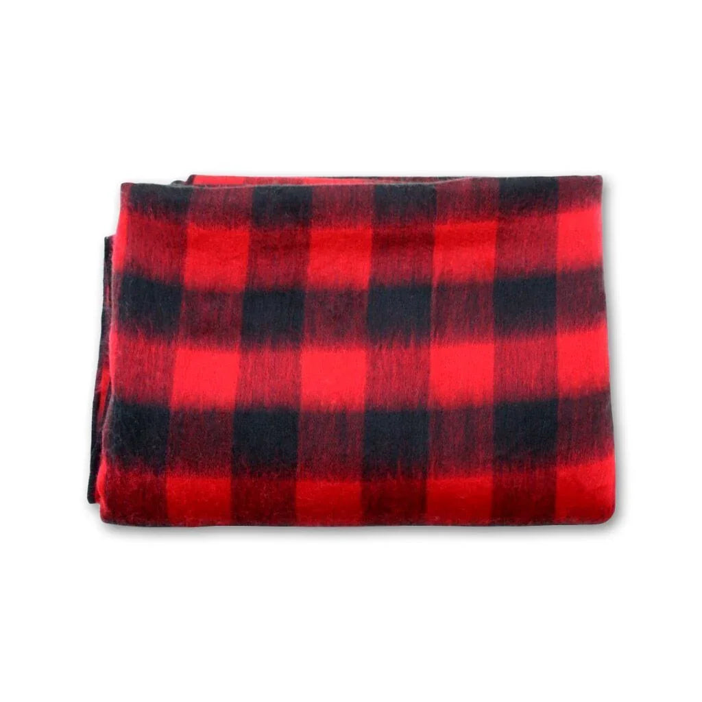 Buffalo Chex Alpaca Bed Blanket or Alpaca Throw