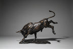 Bronze Bull Statue Abstract Bronze Bull Sculpture Large Animal Ctafts Antique Bronze Bull Figurine for... - House Of Avana
