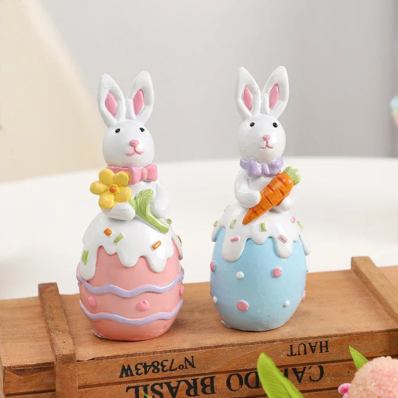 Bunny Decor - Decorative White Statue