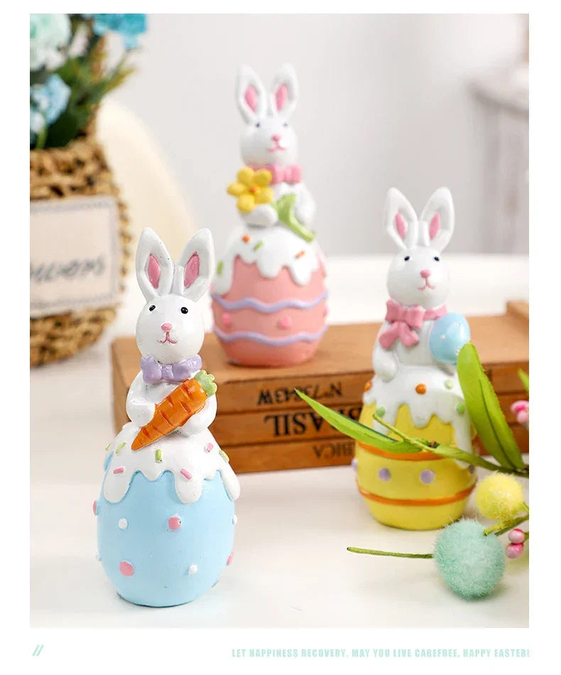 Bunny Decor - Decorative White Statue