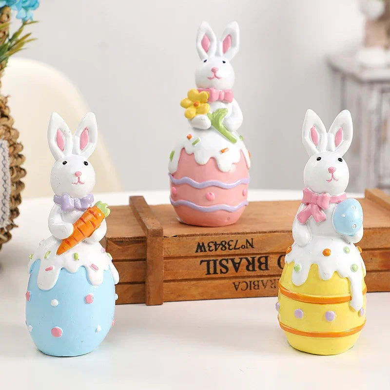 Bunny Decor - Decorative White Statue