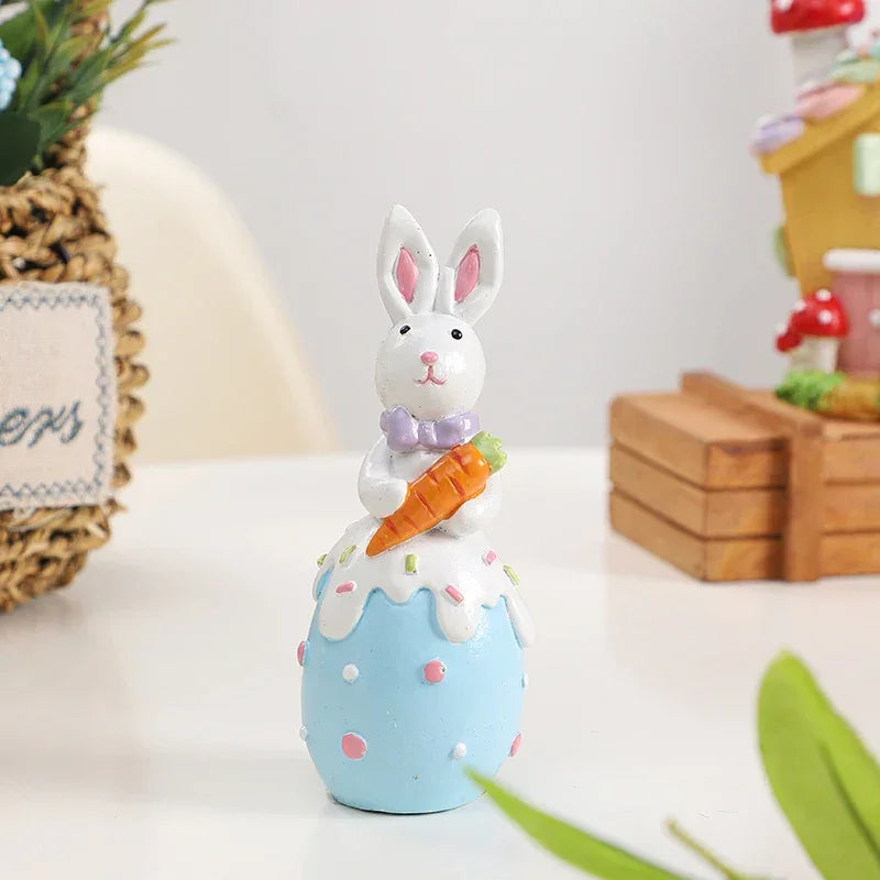 Bunny Decor - Decorative White Statue