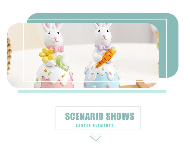 Bunny Decor - Decorative White Statue