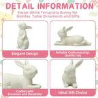 Bunny Figurines - Rustic Terracotta 2pcs