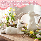 Bunny Figurines - Rustic Terracotta 2pcs