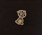 Bunny Napkin Ring – 3.5” Handwoven Iraca Palm – Artisan Spring Table Decor from Peru Payton James