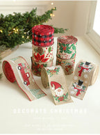 Burlap Christmas Ribbons with Wired Edge for Crafts - House Of Avana
