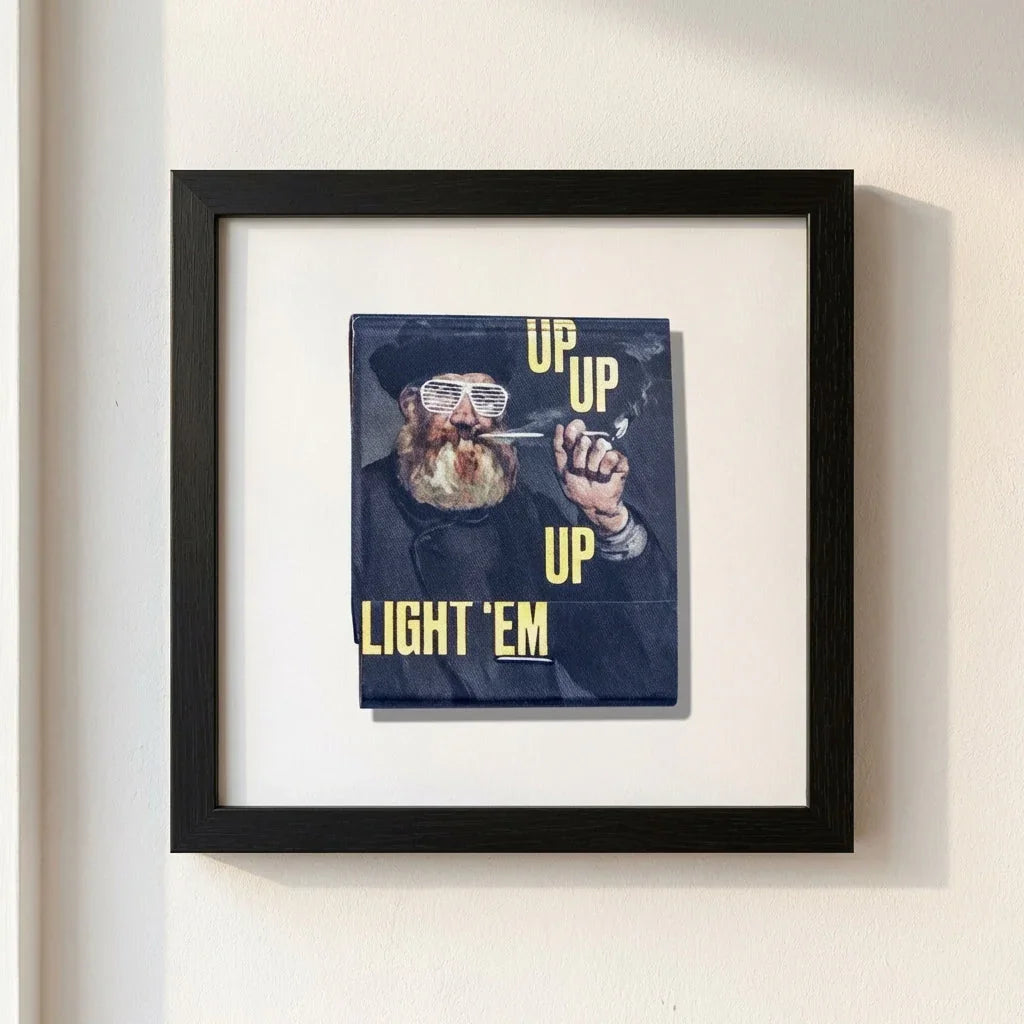 Butcher and Bee Framed Print