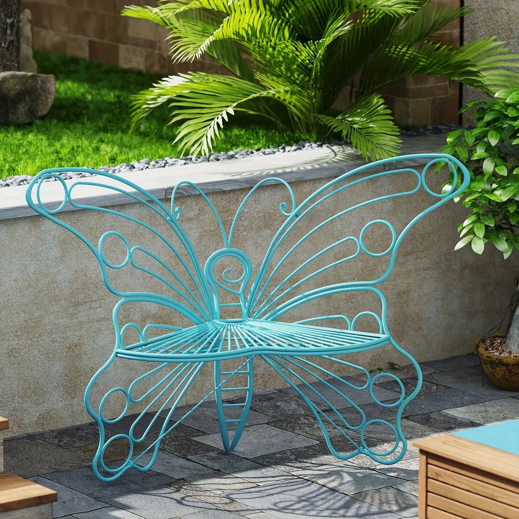 Butterfly Garden Bench - House Of Avana [[SKU:HOA-GDN-400]]