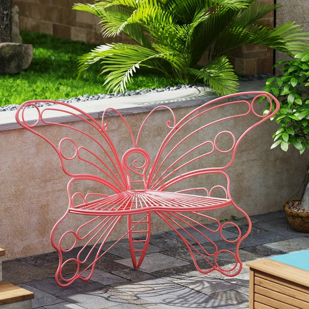 Butterfly Garden Bench - House Of Avana [[SKU:HOA-GDN-400]]