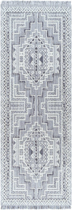 Alya Charcoal Textured Area Rug Hauteloom