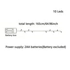 String Light - LED Plastic 10