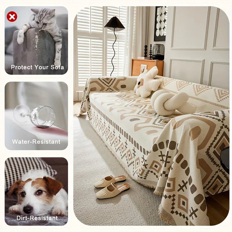 Premium Chaise Lounge Couch Cover – Waterproof & Extra Large Protection Cover Sofa Cover 180*300 topspet