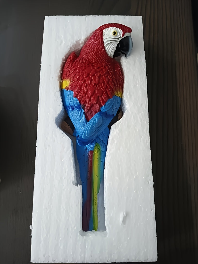 Resin Parrot Figurines Climbing Hanging Decor, Art Deco Style Alphabet Animal Theme, Garden Outdoor Ornament for Various Room Types, Perfect Gift for Girlfriend, Mom - Universal Holiday Decor, No Electricity Needed House Of Avana