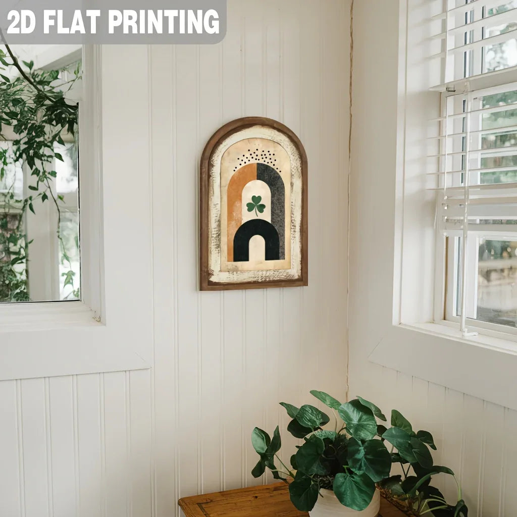 Wooden Sign - Abstract Wooden 7x12 Inch