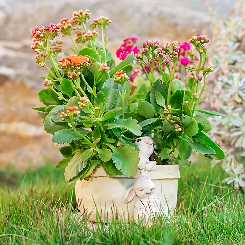 Rabbit Sculpture - Decorative White Small