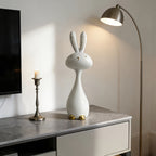 Rabbit Statue - Modern Golden Small
