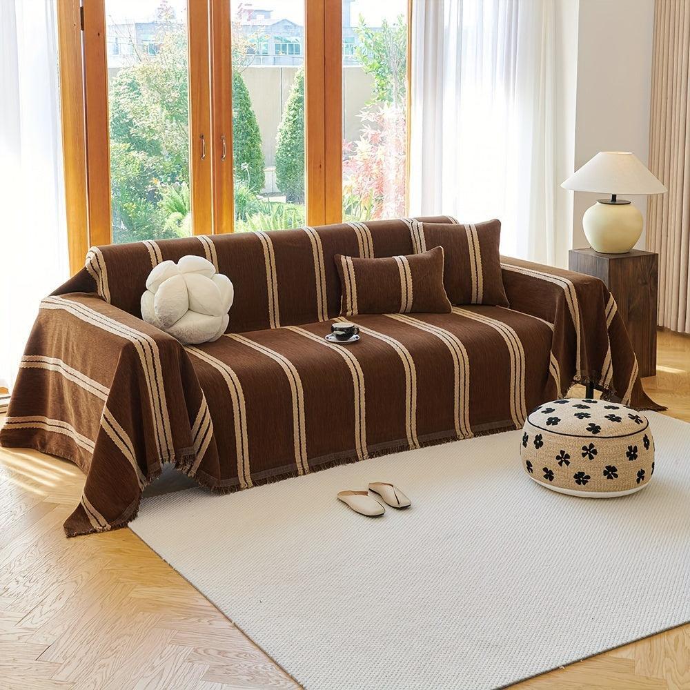 Luxury Anti- Cat Scratch Sofa Cover - Chenille Fabric Couch Protector topspet